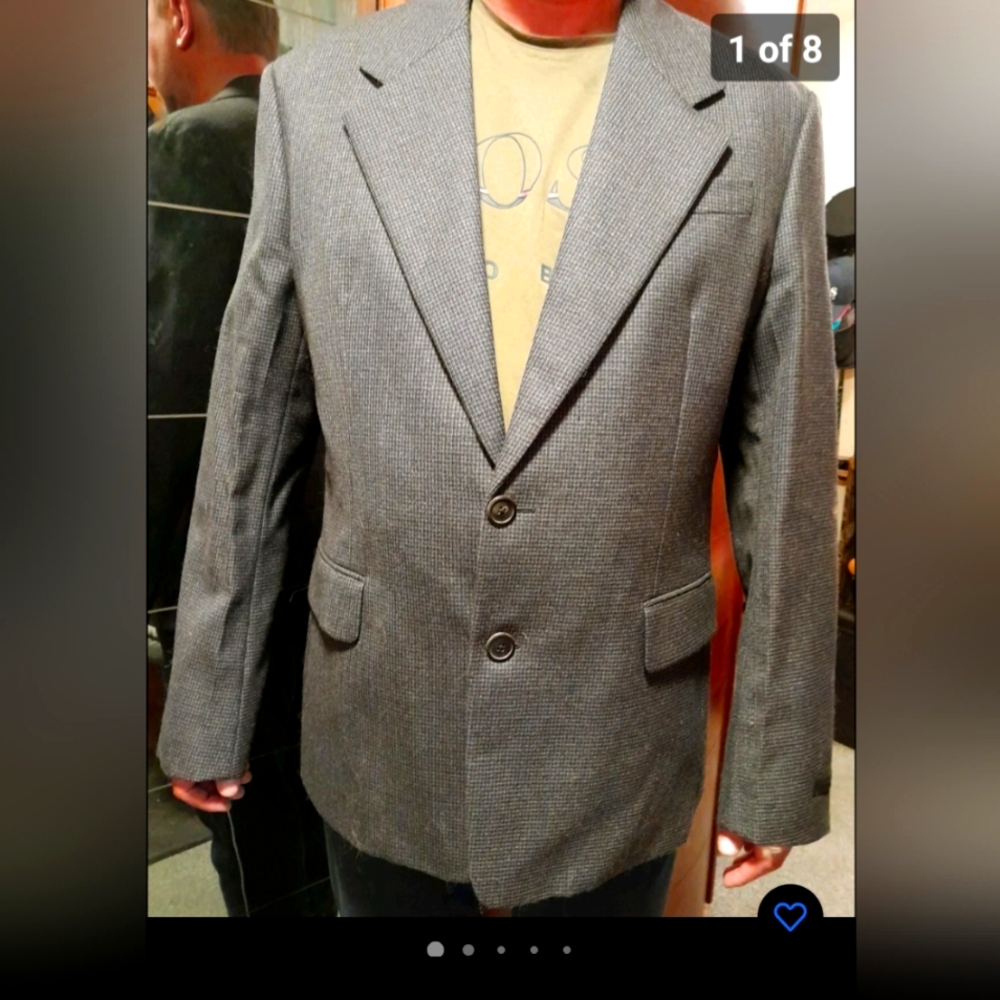 PRADA sports jacket - 52R - Purchased, but never worn. Color: Anthracite.